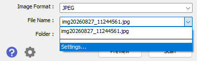 File Name Settings